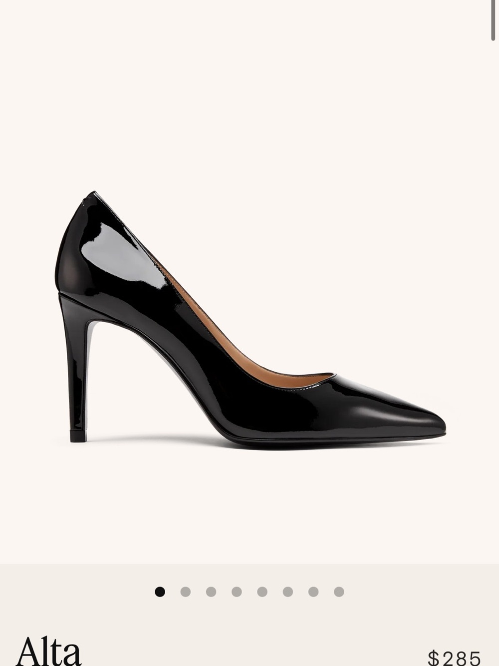 Classic Black Patent Pointed-Toe Stiletto Heels - Women